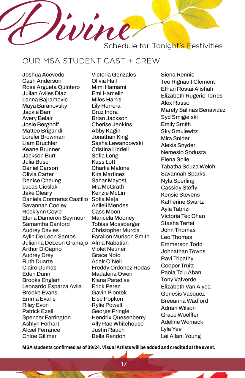 Announcing our Divine Cast & Crew 1